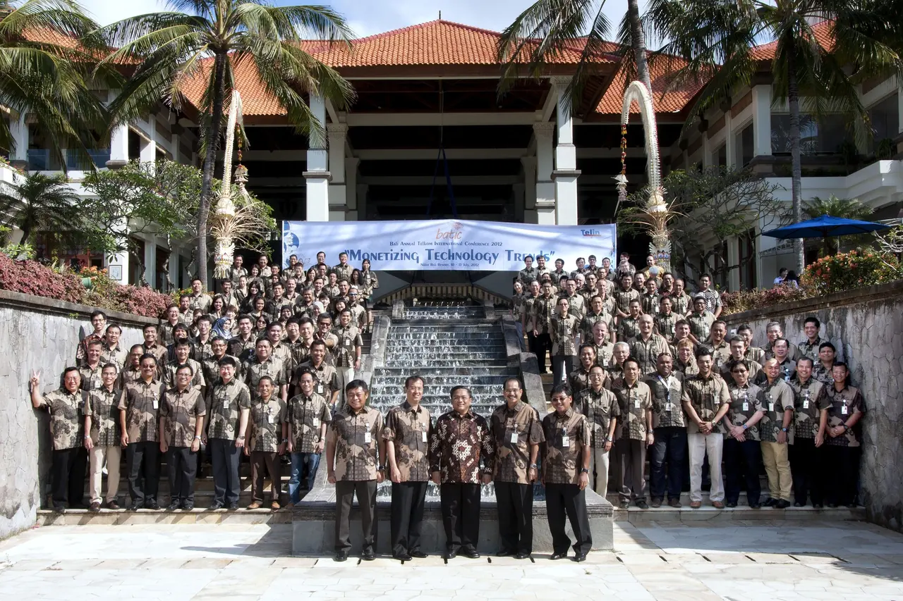 BATIC 2012 conference group photo at Nikko Bali Resort